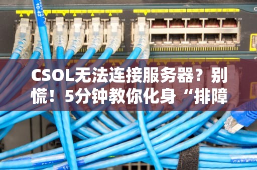 CSOL无法连接服务器？别慌！5分钟教你化身“排障大师”