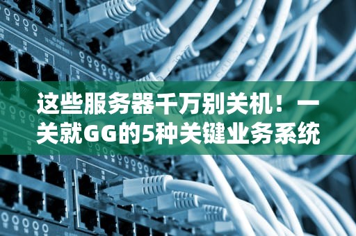 这些服务器千万别关机！一关就GG的5种关键业务系统解析