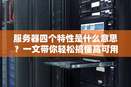 服务器四个特性是什么意思？一文带你轻松搞懂高可用、可扩展、安全性和高性能！