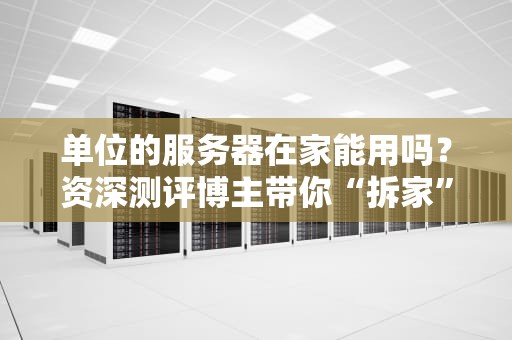 单位的服务器在家能用吗？资深测评博主带你“拆家”式解析！