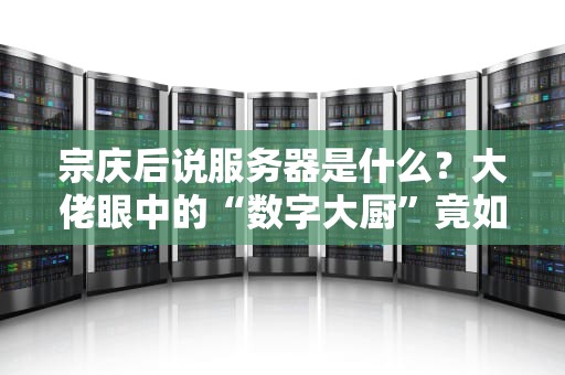 宗庆后说服务器是什么？大佬眼中的“数字大厨”竟如此重要！