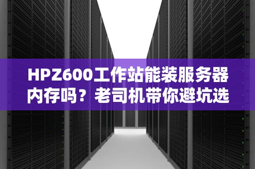 HPZ600工作站能装服务器内存吗？老司机带你避坑选条！
