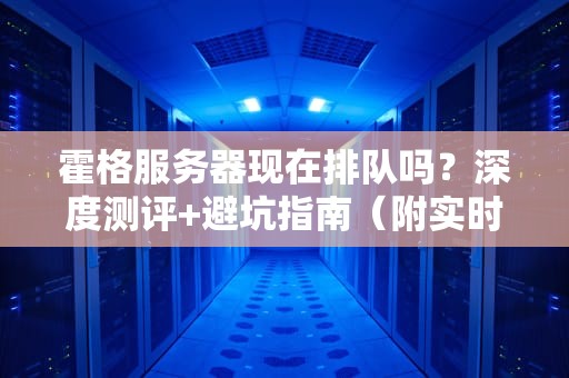 霍格服务器现在排队吗？深度测评+避坑指南（附实时查询技巧）