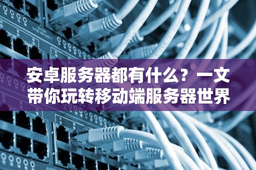安卓服务器都有什么？一文带你玩转移动端服务器世界！