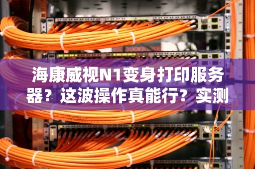 海康威视N1变身打印服务器？这波操作真能行？实测结果笑中带泪！