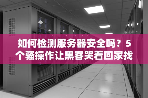 如何检测服务器安全吗？5个骚操作让黑客哭着回家找妈妈！