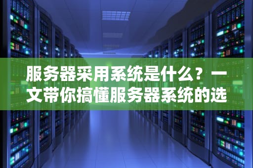 服务器采用系统是什么？一文带你搞懂服务器系统的选型与优化！