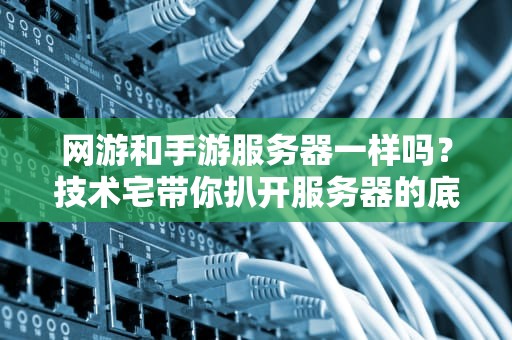 网游和手游服务器一样吗？技术宅带你扒开服务器的底裤！