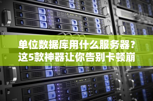 单位数据库用什么服务器？这5款神器让你告别卡顿崩溃！
