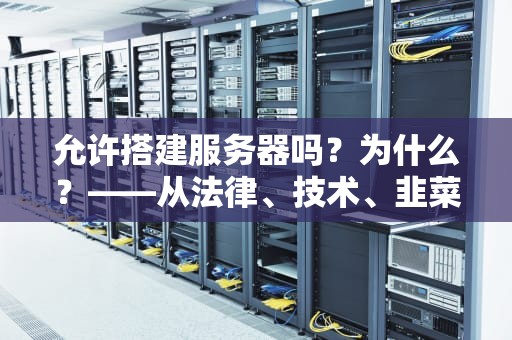 允许搭建服务器吗？为什么？——从法律、技术、韭菜风险三方面深度吃瓜