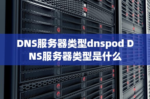 DNS服务器类型dnspod DNS服务器类型是什么