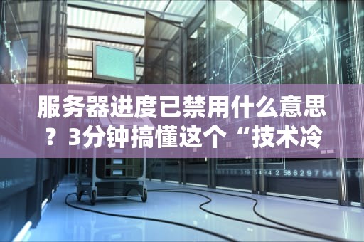 服务器进度已禁用什么意思？3分钟搞懂这个“技术冷笑话”