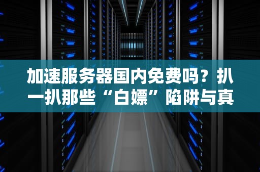 加速服务器国内免费吗？扒一扒那些“白嫖”陷阱与真香选择！