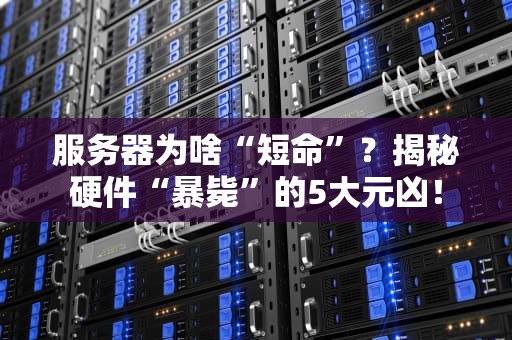 服务器为啥“短命”？揭秘硬件“暴毙”的5大元凶！