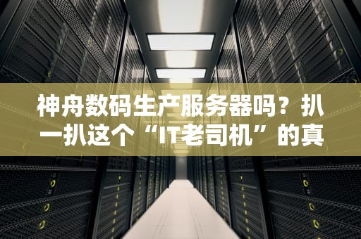 神舟数码生产服务器吗？扒一扒这个“IT老司机”的真面目！