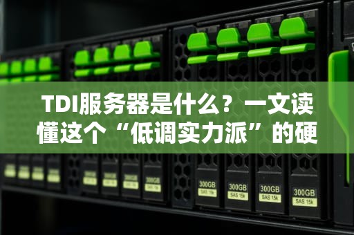 TDI服务器是什么？一文读懂这个“低调实力派”的硬核技术