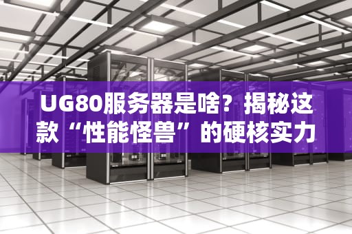 UG80服务器是啥？揭秘这款“性能怪兽”的硬核实力！