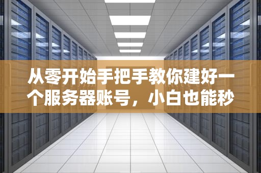 从零开始手把手教你建好一个服务器账号，小白也能秒变运维大神！