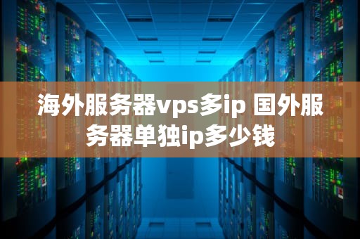 海外服务器vps多ip 国外服务器单独ip多少钱