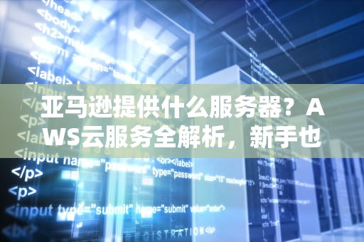 亚马逊提供什么服务器？AWS云服务全解析，新手也能秒懂！
