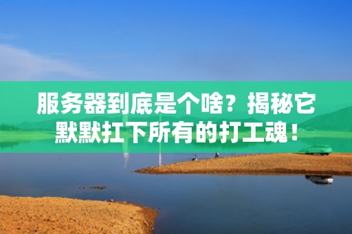 服务器到底是个啥？揭秘它默默扛下所有的打工魂！