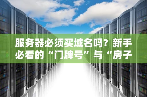 服务器必须买域名吗？新手必看的“门牌号”与“房子”关系指南！