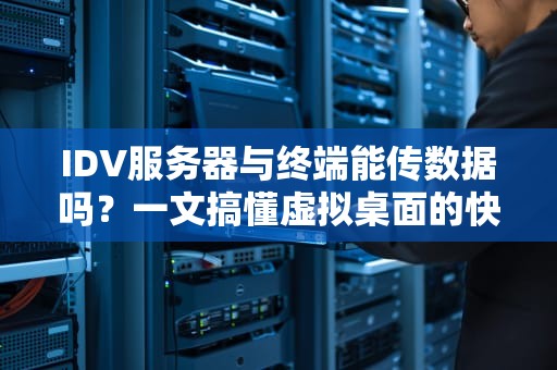 IDV服务器与终端能传数据吗？一文搞懂虚拟桌面的快递服务！