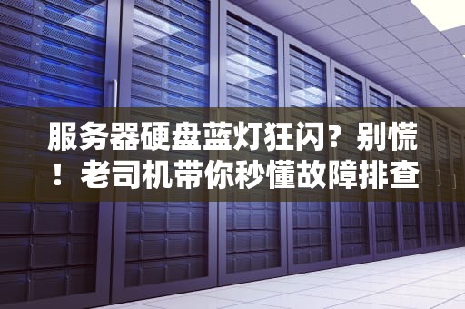 服务器硬盘蓝灯狂闪？别慌！老司机带你秒懂故障排查