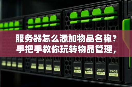 服务器怎么添加物品名称？手把手教你玩转物品管理，小白也能变大神！