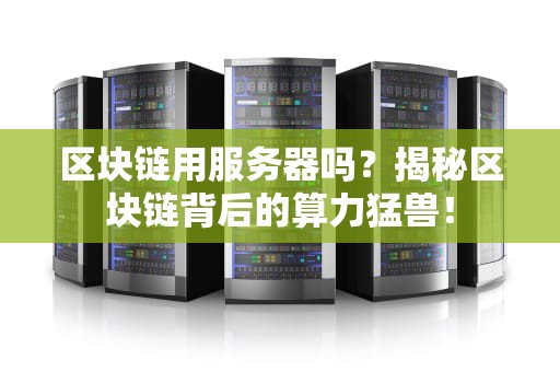 区块链用服务器吗？揭秘区块链背后的算力猛兽！