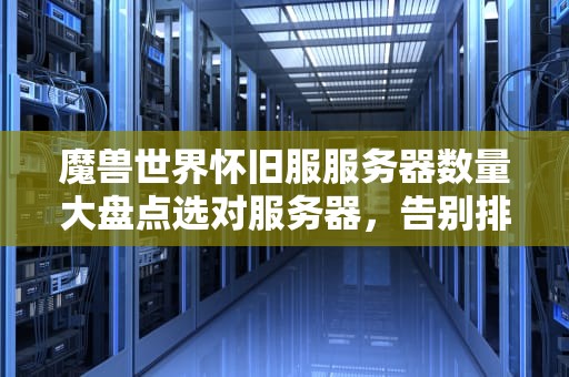 魔兽世界怀旧服服务器数量大盘点选对服务器，告别排队到天亮！