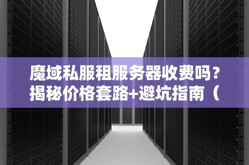 魔域私服租服务器收费吗？揭秘价格套路+避坑指南（附省钱技巧）
