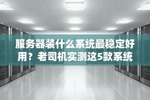 服务器装什么系统最稳定好用？老司机实测这5款系统稳如老狗！