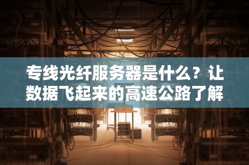 专线光纤服务器是什么？让数据飞起来的高速公路了解一下！