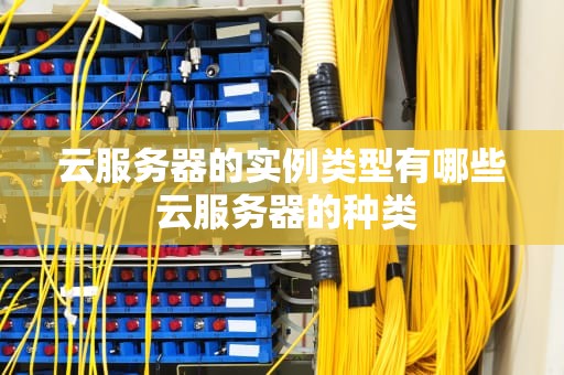 云服务器的实例类型有哪些 云服务器的种类