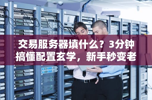 交易服务器填什么？3分钟搞懂配置玄学，新手秒变老司机！