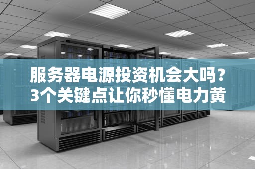 服务器电源投资机会大吗？3个关键点让你秒懂电力黄金的潜力！