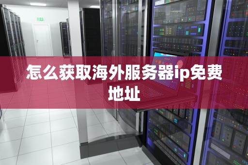 怎么获取海外服务器ip免费地址