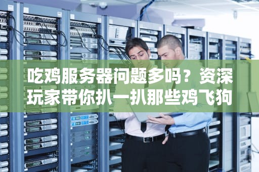 吃鸡服务器问题多吗？资深玩家带你扒一扒那些鸡飞狗跳的真相！