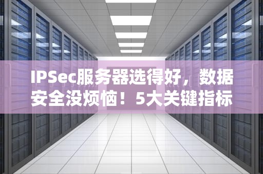 IPSec服务器选得好，数据安全没烦恼！5大关键指标助你避坑