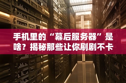 手机里的“幕后服务器”是啥？揭秘那些让你刷剧不卡的隐形英雄！