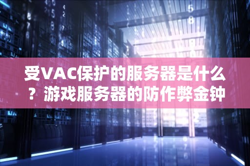 受VAC保护的服务器是什么？游戏服务器的防作弊金钟罩解析