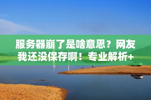 服务器崩了是啥意思？网友我还没保存啊！专业解析+爆笑案例