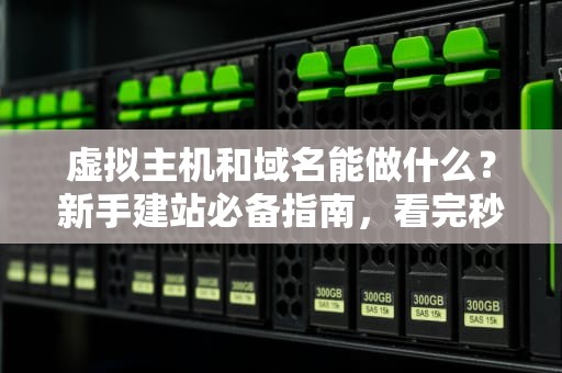 虚拟主机和域名能做什么？新手建站必备指南，看完秒懂！