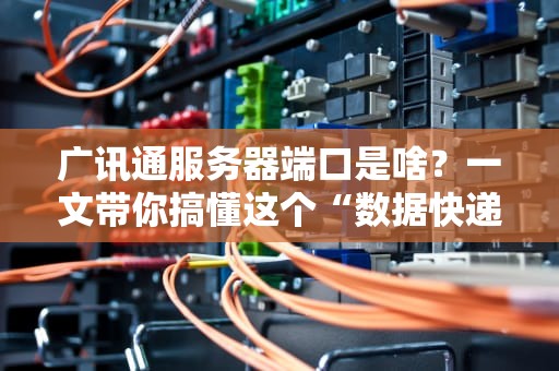 广讯通服务器端口是啥？一文带你搞懂这个“数据快递员”的专属门牌号！