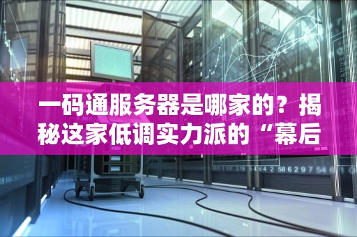 一码通服务器是哪家的？揭秘这家低调实力派的“幕后大佬”！