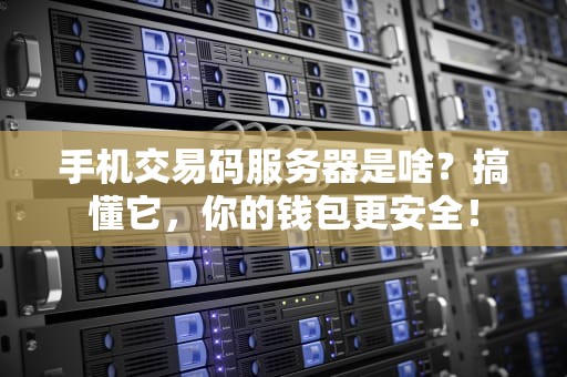 手机交易码服务器是啥？搞懂它，你的钱包更安全！