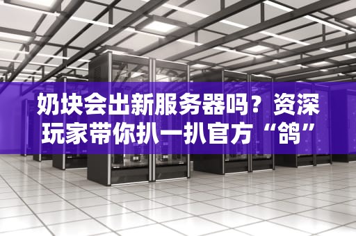 奶块会出新服务器吗？资深玩家带你扒一扒官方“鸽”与“更”的套路！