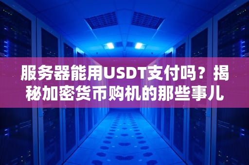 服务器能用USDT支付吗？揭秘加密货币购机的那些事儿！
