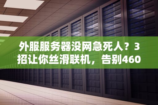 外服服务器没网急死人？3招让你丝滑联机，告别460！